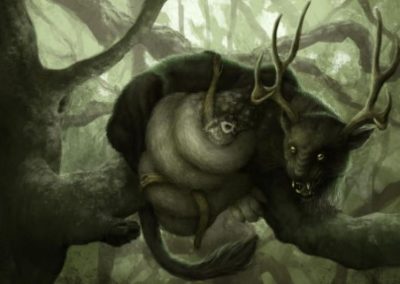 Imagen representativa de la simpira, mitos y leyendas de la selva