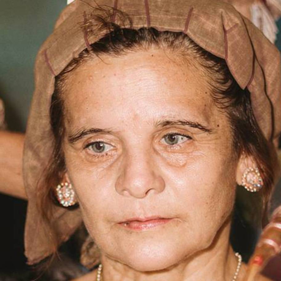 doña muti Doña muti, el rostro en primer plano