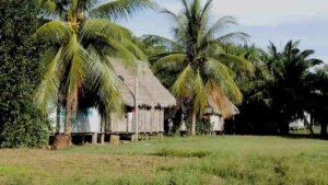 Caserio de diamante azul Aerija y Mision Unini, atractivo turistico de la selva amazonica
