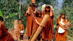 comunidad nativa bola de oro, selva amazonica de peru