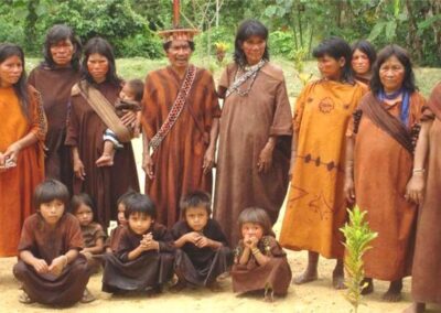comunidad nativa zapote, selva amazonica en peru
