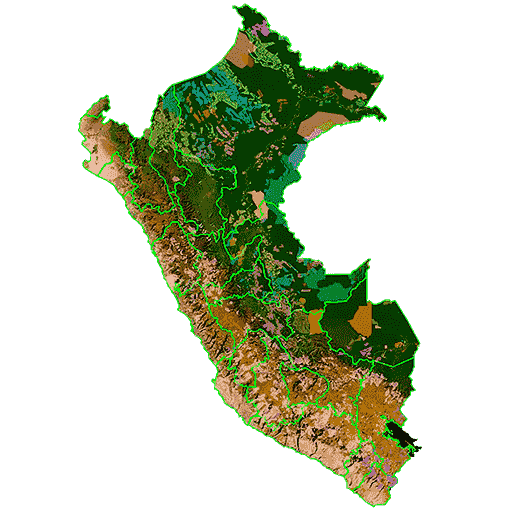 Mapa de Perú comunidades nativas - te amo Pucallpa