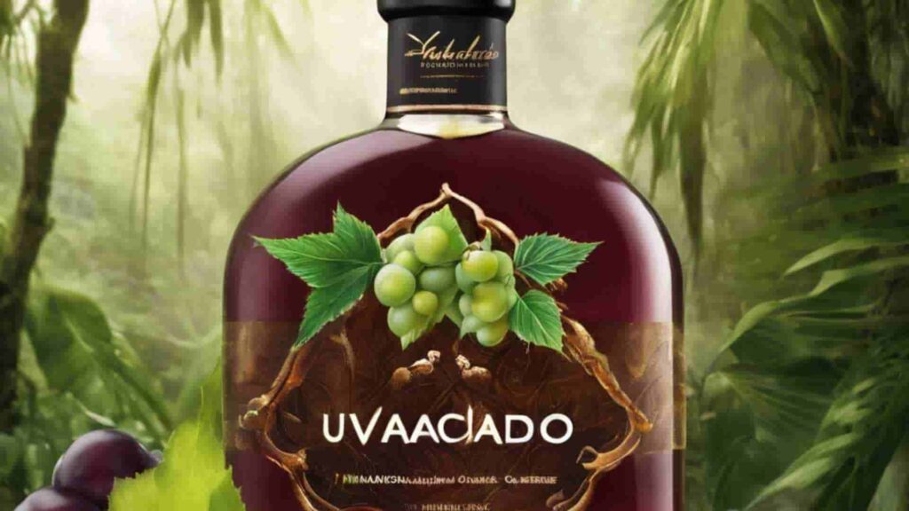 uvachado - licor amazónico en una buena presentación